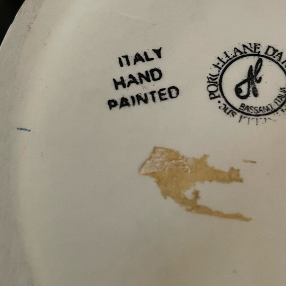 SOLD! BUTTERFLY Box Porcellane D'Arte Agostinelli crafted in BASSANO Italy - Picture 11 of 12